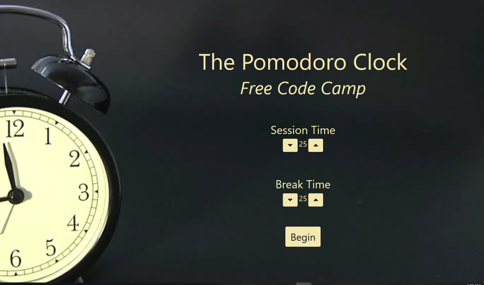 Pomodoro Clock